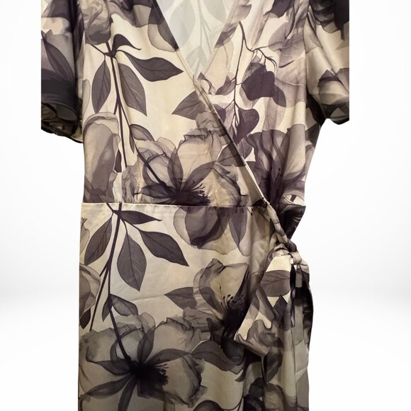 NWOT Jennie Garth x QVC Floral Wrap Dress (M) | Elegant, Flowy & Feminine! - Picture 2 of 4